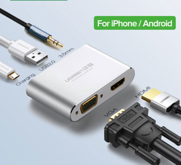 Lightning USB Audio Video HDMI Converter