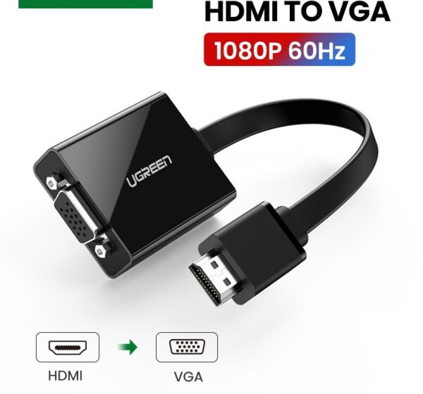 Ugreen HDMI to VGA Adapter for PS4 Male To Famale Converter