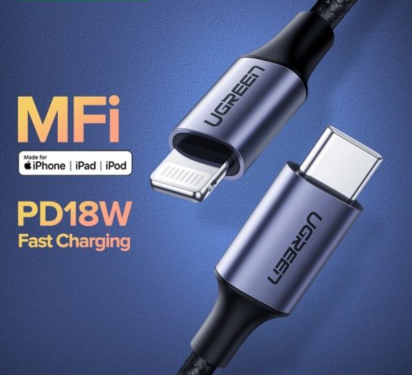 MFi USB C to Lightning Cable